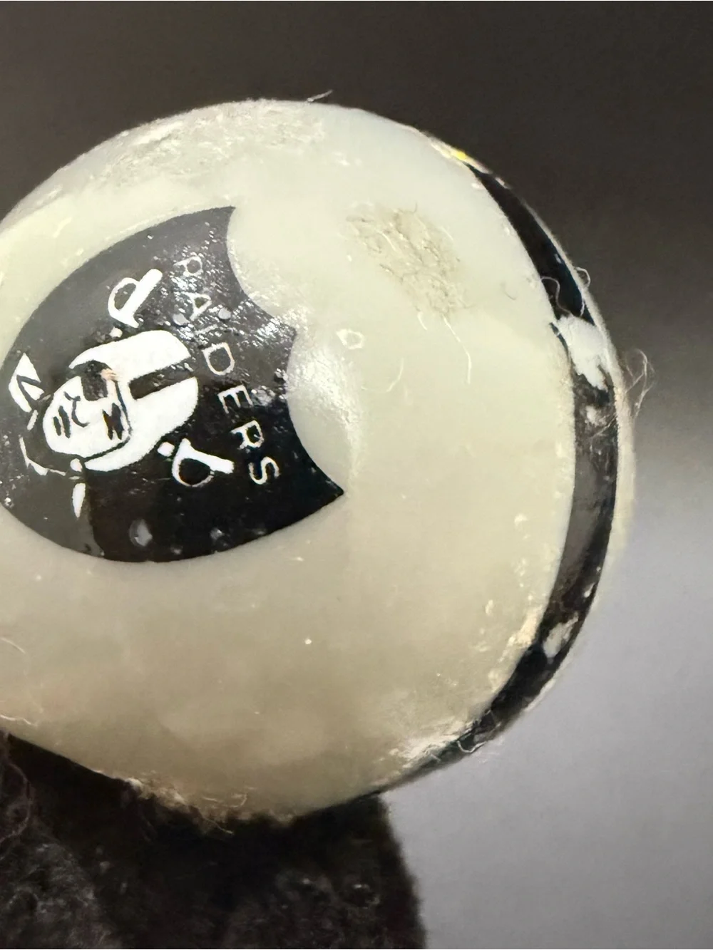 Vintage 80’s Oakland Raiders NFL Mascot Collectible Pencil Hugger
